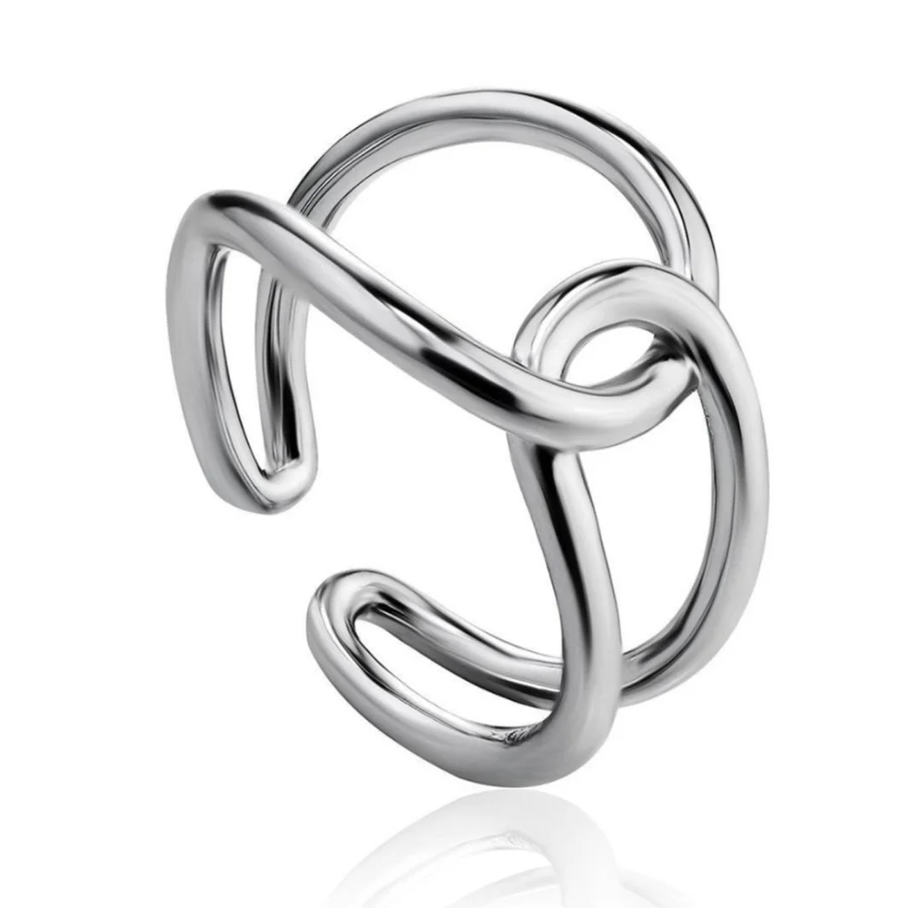 Knot Adjustable Ring | 925 Sterling Silver